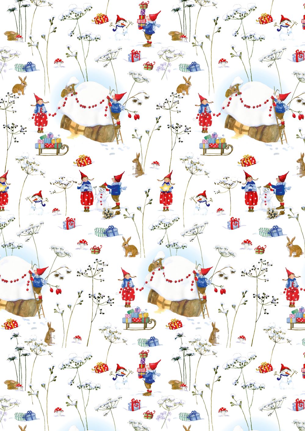 3523-520 Schneewiese acufactum acufactum Baumwollstoff