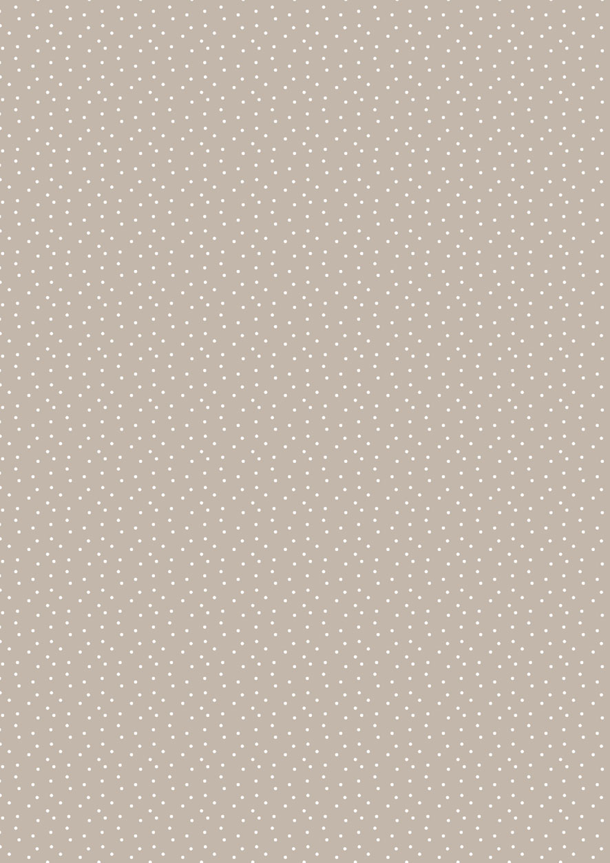 3523-590 Tupfen taupe acufactum acufactum Baumwollstoff