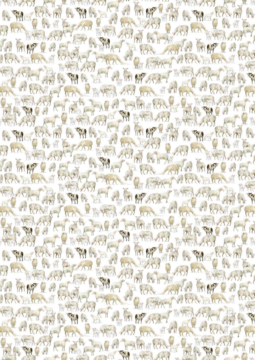 3523-766 Schäfchen Allover acufactum acufactum Baumwollstoff