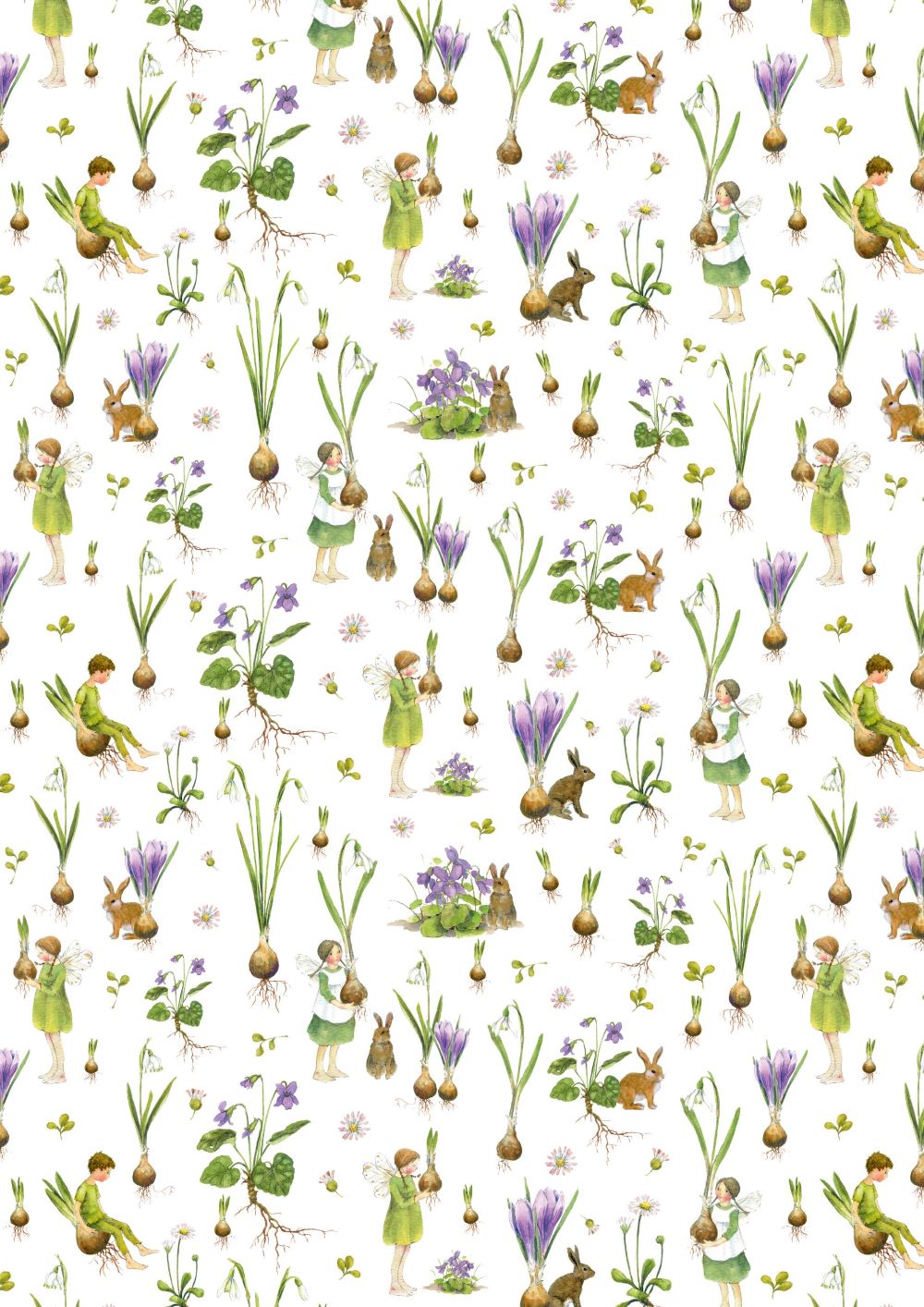 3523-792 Frühlingselfen grün acufactum acufactum Baumwollstoff