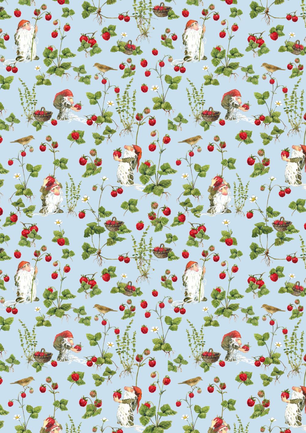 3523-805 Erdbeerwicht acufactum acufactum Baumwollstoff