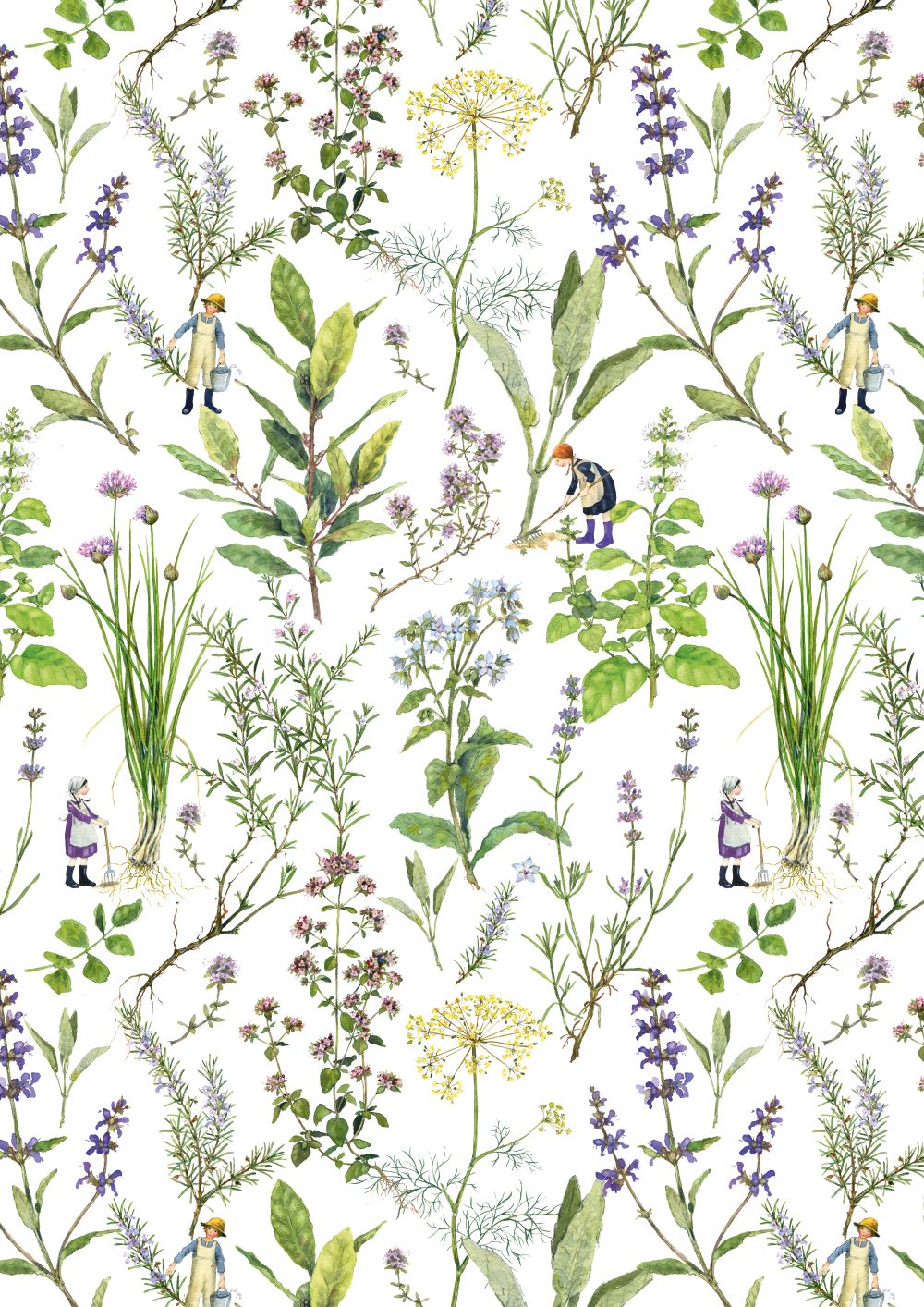 3523-816 Kräuterliebe acufactum acufactum Baumwollstoff