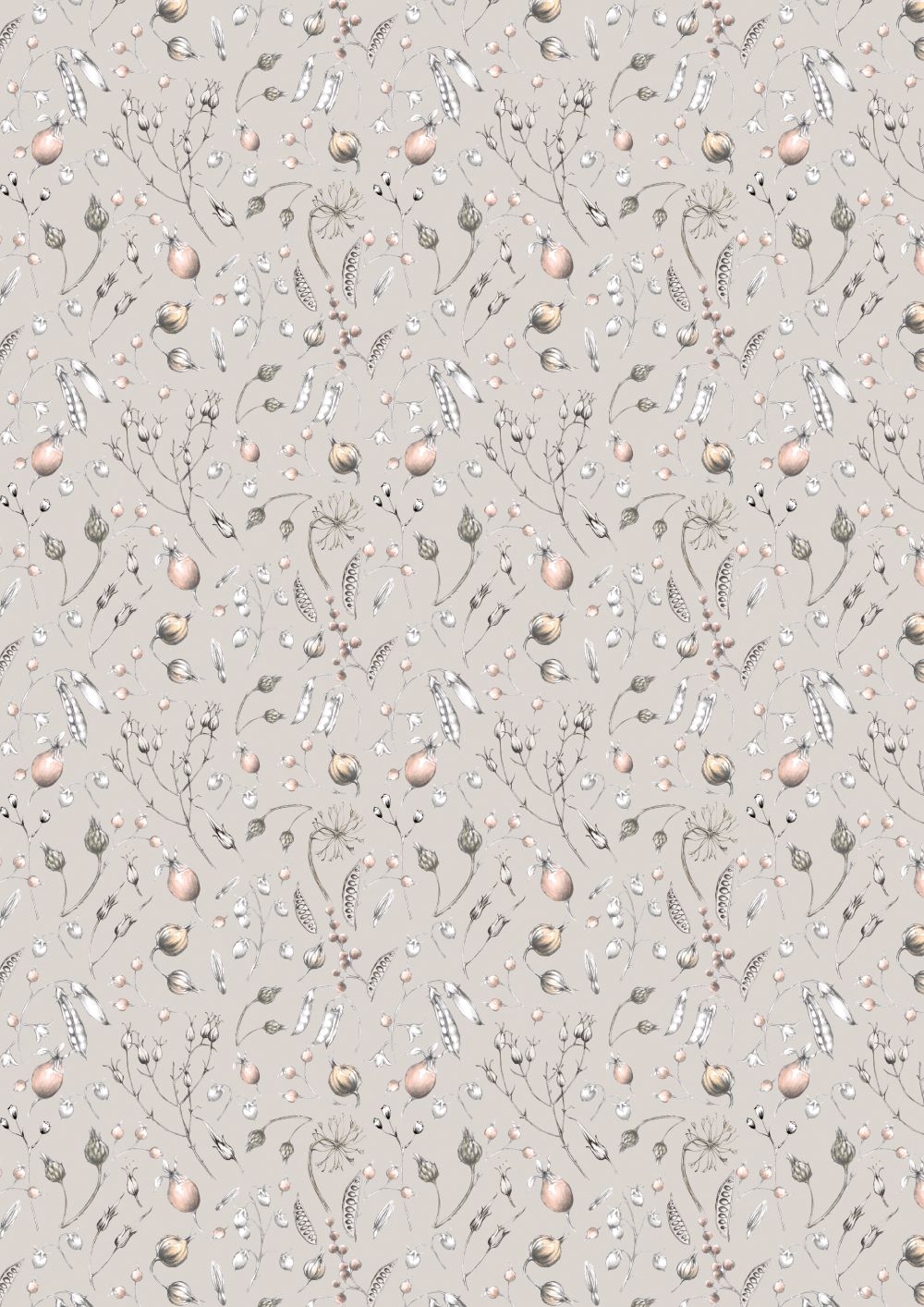 3523-845 Fruchtstände acufactum acufactum Baumwollstoff